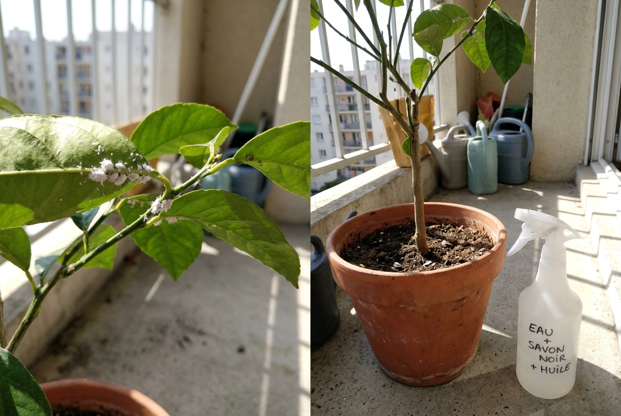 citronnier-en-pot Citronnier en Pot : Guide Complet d'Entretien et Culture : 5. taille et maladies courantes